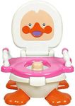 Panda Baby Duck Potty Sheet With Handel - Pink