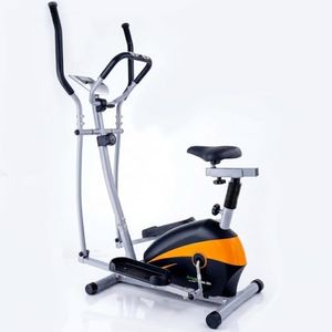Propel HDA 64i 2-in-1 Elliptical Cross Trainer & Seated Upright Bike for Home | 8-Level Magnetic Resistance | Silent Flywheel | Adjustable Seat & Handle | Pulse Monitor | 100 kg Capacity