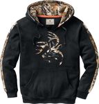 Legendary Whitetails Men's Big & Tall Camo Outfitter Hoodie, Onyx, 3X-Large Tall