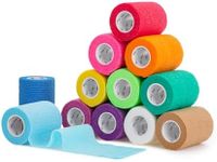 Mr. Pen- Self Adhesive Bandage Wrap, 12 Pack, Colorful, 3“ x 5 Yards, Adhesive Bandages, Cohesive Bandage, Medical Wrap, Elastic Bandage Wrap, Bandage Tape, Self Sticking Bandage Wrap