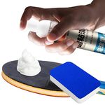 ulapithi Table Tennis Rubber Cleaner, Professional Foam Type Rubber Cleaner Kit with 100ml Spray & Sponge, Table Tennis Accessories Care Cleaning Kit Dissolves Dust, Perspiration, and Dirt