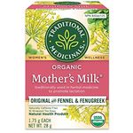 Traditional Medicinals - Organic Mother's Milk Lactation Herbal Tea (Pack of 1) - Supports Breast Milk Production For Nursing Mothers - 16 Tea Bags Total