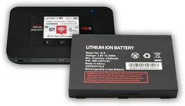 WirelessFinest Replacement Battery for Netgear Verizon Jetpack W-9 W9 AC791L AC815 AT&t Unite Explore Mobile WiFi Hotspot Repair Part Fix Dead Power Issue