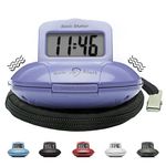 Sonic Alert Digital Alarm Clock - Travel Alarm Clock for Heavy Sleepers - Bed Shaker Alarm Clock - Vibrating Alarm Clock Under Pillow - Battery Operated – Purple Cadran Reveil Matin