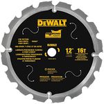 DEWALT DWA31216PCD 16T PCD Tipped Laminate Cutting Blade, 12"