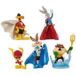 DC Comics, Looney Tunes Mash-Up Pack, Limited Edition WB 100 Yrs Anniversary, 5 Looney Tunes x DC Figures, 4-Inch Superhero Kids Toys for Boys & Girls