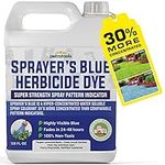 PetraTools Blue Lawn Dye - Super Strength Concentrate 3X More Than Others, Fertilizer - Blue Mark Spray Indicator for Home and Commercial Sprayer Use (1 Gal)