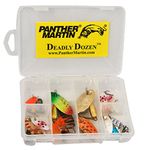 Panther Martin DDMO Deadly Dozen Spinners Fishing Lure Kit - Assorted - Pack of 12