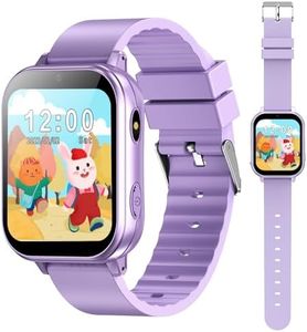PTHTECHUS Smart Watch for Kids, Kids Watch with Camera, MP3 Player, Learning and Play, Kids Gift for 3-12 Years Old Boys and Girls, Purple