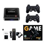 G10 HD Video Game Box Console Retro Home Acrade with 32G 15,000 Gamess (UK), 2.4G Wireless Dual Controllers, Mini Game Stick Game Console Two-person Game Console