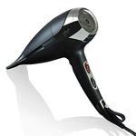 ghd Helios Hair Dryer - Black, Professional Hairdryer, Powerful Airflow, Style with Speed and Control, 30% More Shine