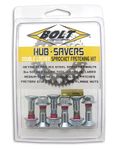 Bolt Motorcycle Hardware (2008-HS.S) Silver Hub-Savers Sprocket Fastener