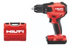 Hilti SF 4-22 Cordless Drill Driver, Compact 22V Battery Drill Driver, 2100 RPM, Active Torque Control, Brushless Motor, Bight LED, Nuron Platform, Bare Tool with Case Included (2253844)