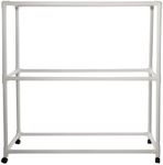 Champion Sports Ball Storage Cart, White, 62 InchL X 18.5 Inch W X 67 InchH