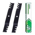 ZGHKL GX22151 GY20850 Lawn Mower Blades Gator Mulching Blades for John Deere 42 Inch Deck Riding Mower Replacement for S100 D110 D130 LA135 AM141033 AM131033 AM137333 AM137328 2Pack