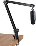 Blue Yeti Microphone Boom Arm - Upgraded Heavy Duty Blue Yeti Boom Arm, Hidden Cable Management, Stable Desk Clamp, Blue Yeti Mic Stand Compatible with Yeti Microphone, HyperX QuadCast, Shure SM7B