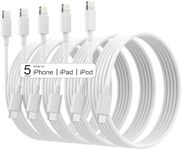 USB C to Lightning Cable, iPhone Charger Fast Charging [Apple MFi Certified] 5Pack 6FT Long Lightning Cable Fast Charging iPhone Charger Cord for iPhone 14 13 12 11 Pro Max XR XS X 8 7 6 Plus SE, iPad