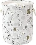 INough Extra Large Baby Laundry Baskets Animal Laundry Hamper, Laundry Room Organizers And Storage, Nursery Decor, Laundry Bin, Toy Box, Laundry Room Decor, Nursery Clothes Hamper for Kids Bedroom