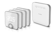 Bosch Smart Home Room Thermostat 230V II for Wired Heating Systems, Set of 4