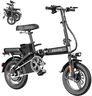 RPINT Foldable Electric Bike for Adults and Teens with 750W Peak Motor, 14" Folding Mini Ebike with 48V Removable Battery, Commuter E-Bike with 20MPH and 30-35 Miles PAS Range, City Electric Bicycle