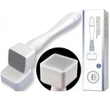 MORTON DAVIES 140 Titanium Adjustable Micro Needles Facial Derma Roller Kit for Skin Repair, Face, Hair & Beard Growth