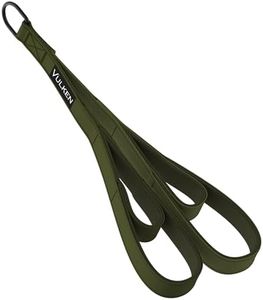 Vulken Tricep Rope Cable Attachment, 28.7 Inch & 22 Inch Two Lengths Built in One Pull Down Rope, Triceps Extension Straps Gym Equipment, Home Workout Handles for Resistance Bands, Green