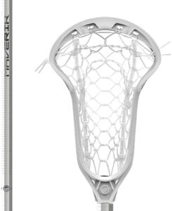 City Sports Maverik Ascent Pro Hex Complete Womens Lacrosse Stick - Enhanced Ball Control and Lightweight Design (White)