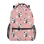 Children's Backpack, Schoolbag Cute Panda Bears Balloons Large Capacity Students Bookbag Rucksack Knapsack for Boys Girls Adults Teen