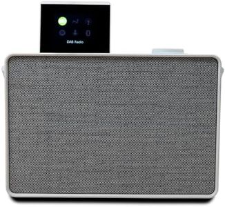 Pure Evoke Play Sistema de música versátil para Interiores y Exteriores (Radio Dab+ /FM, Radio por Internet, podcasts, Spotify Connect, Bluetooth en un Rico Sonido estéreo de 40W), Blanco algodón