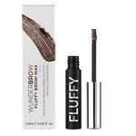 WUNDERBROW Fluffy Brow Wax, Vegan and Cruelty-Free Eyebrow Wax With a Waterproof Long Lasting Hold, Enriched with Jojoba and Argan Oil (Brunette)