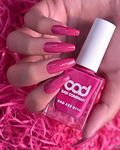 BAD COMPANY Nail Polish 10ml, No Toxin Nail Lacquer, Long Lasting, Chip Resistant, Vegan, Quick Dry & Cruelty-Free Nail Paint - Talker Doer! 79 (Pink Nail Polish)