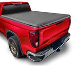 MaxMate Soft Roll-up Truck Bed Tonneau Cover Compatible with 2019-2023 Chevy Silverado/GMC Sierra 1500 New Body Style | 6'7" (79") Bed | TCC169054 | Vinyl