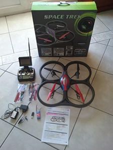 Cuadricóptero RC – Dron WLTOYS V666 5,8 GHz FPV – Cámara HD – Monitor de tiempo real