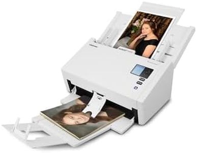 Visioneer High-Speed Color Photo and Document Scanner PH70, 600 dpi, USB, Scans 110 Photos Per Minute, Auto Feed, ADF, for Laptop or Desktop