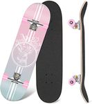 31inch Standard Skateboards 31''x 8'' 8 Layer Canadian Maple Cruiser Pro Skate Board for Beginners Kids Boys Girls Teenager (deer)