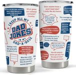 SANDJEST Dad Jokes Insulated Tumble