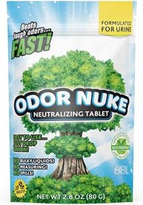 Human Urine Odor Neutralizer Tablets by ODOR NUKE - Kill Urine Smell In Portable Urinals for Men, Bedside Commodes, Bedpans & Camping Toilets - 2.8oz (Original)