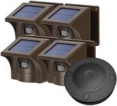 1/2 Mile Long Range Solar Wireless Driveway Alarm Outdoor Weather Resistant Motion Sensor & Detector- NO DIY Security Alert System- Monitor & Protect