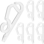 Christmas Light Clip Outdoor Gutter Hook 150 Pieces Holiday Hanger Hooks Weatherproof Plastic Mini Clips for Festival Xmas Decoration String Lights (Translucent)