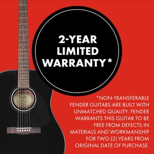 Fender CD-60 Acoustic Guitar – Black