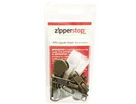 YKK Zipper Repair Kit Solution 8 Sets Assorted 4 of #5, 2 of #7 and 2 of #10 Included Top & Bottom Stops Made in USA Antique Auto Lock Sliders, Black