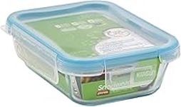 Snapware 1112403 6 Cup Glass Rectangle With Plastic Lid