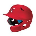 Easton Z5 2.0 Batting Helmet w/Universal Jaw Guard | Baseball Softball | Junior | Matte White | 2020 | Dual-Density Impact Absorption Foam | High Impact ABS Shell | Moisture Wicking BioDRI Liner