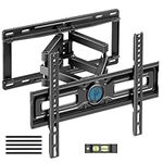 Pipishell Full Motion TV Wall Mount for Most 26-65 inch TVs up to 99 lbs, Pre-Assembled Wall Mount TV Bracket with Swivel & Tilt, 3 Bracket Heights, Max VESA 400x400mm, Fits 12″/16″ Wood Studs, PIMF4