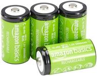 Amazon Basics Rechargeable C Cell B