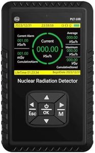 Sooguard Geiger Counter Nuclear Radiation Detector - Portable Handheld Beta Gamma X-ray Radiation Monitor Meter, Nuclear Wastewater, Seafood Detection Radiation Dosimeter with LCD Display,Rechargeable