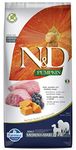 FARMINA N&D Pumpkin Dry Dog Premium Pet Food, Grain-Free, Lamb and Blueberry, Adult Medium & Maxi Breed, 12-kg