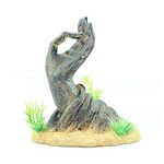 OMEM Fish Tank Decorations Buddha Hand Statue Aquarium Ornaments (Hand)