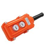 mxuteuk COB 61 Rain Proof Up-Down Station Hoist Crane Pendant Pushbutton Switch