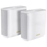 ASUS ZenWiFi XT9 AX7800 Tri-Band WiFi 6 Mesh WiFi System (2 Pack), 802.11ax, up to 5700 sq ft & 6+ rooms, AiMesh, Lifetime Free Internet Security, Parental Controls, Easy Setup, 2.5G WAN port